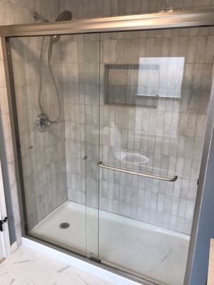 New shower