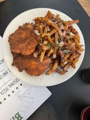 Chicken tenders and fries!