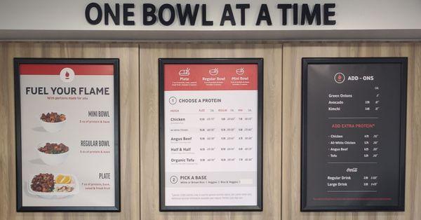 Menu boards