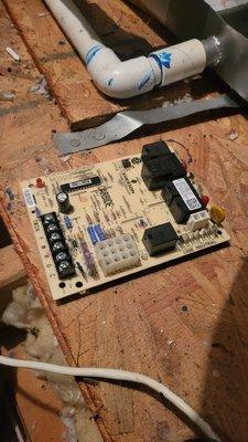 Shorted out control board