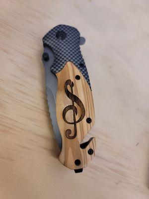 Engraved Pocket Knife