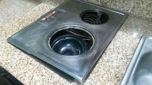 Broken stove