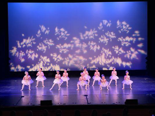 Beautiful costumes and sets for the end of year performances.