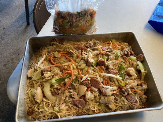 great pancit ingredients from Marcy's