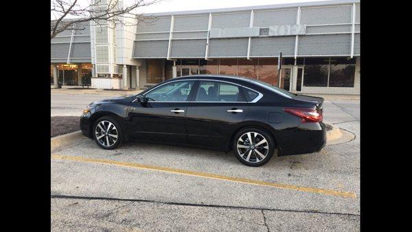 2017 Nissan Altima tint  before and after