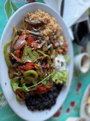 Mixed fajitas steak & fish