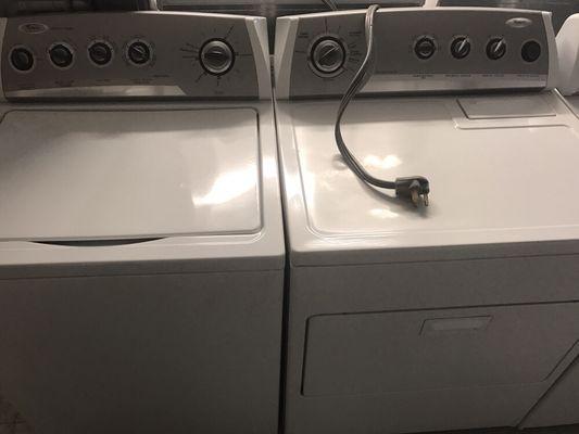 Whirlpool Direct Drive Set from $280-$420 the pair. All direct drives washer have reconstructed transmissions. With a 120Day warranty.