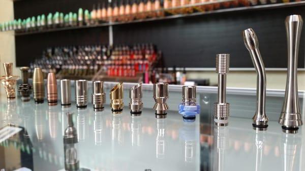 Some of our drip tips