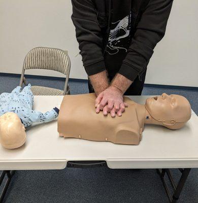 CPR training