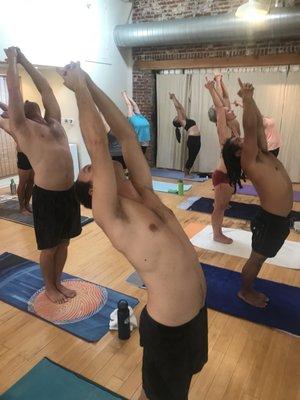 Our Yogis back bending!