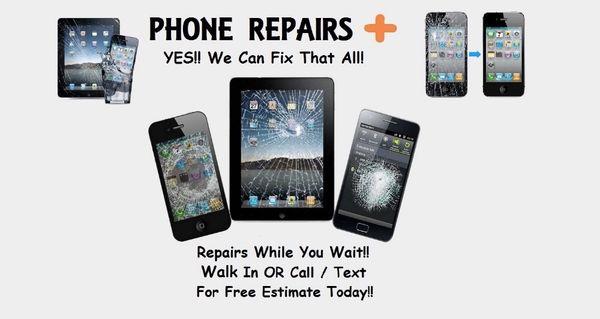 Phones - Tablets - Computers - Smart watch repairs