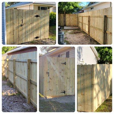 Fencing installed