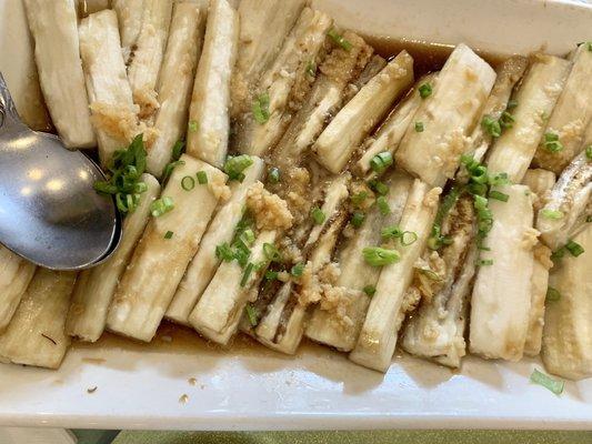 Steamed egg plants