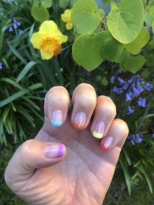 Spring French tip!