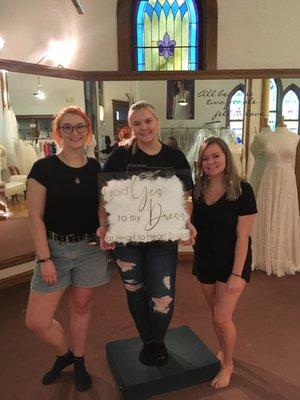 I said yes to the dress!