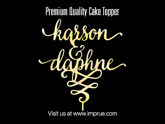 Premium Quality Cake Topper