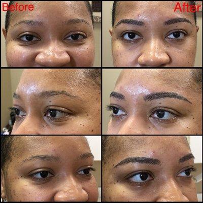 3D Microblading Eyebrows Tattoo