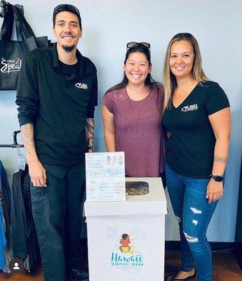 Akua's Automotive is also a drop off location for the Hawaii Diaper Bank. We are so blessed to be partnered with this amazing organization.