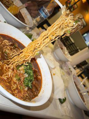 Yummy birria ramen.