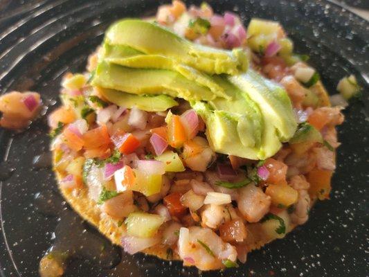 Shrimp Tostada