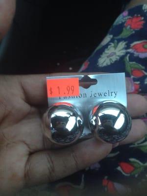 Cute earrings I found in the store!!!