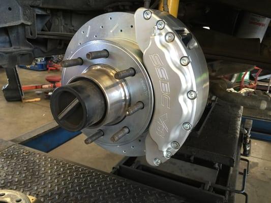 SSBC brakes for a Ford 7.3.