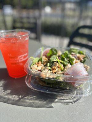 Salad and Lemonade