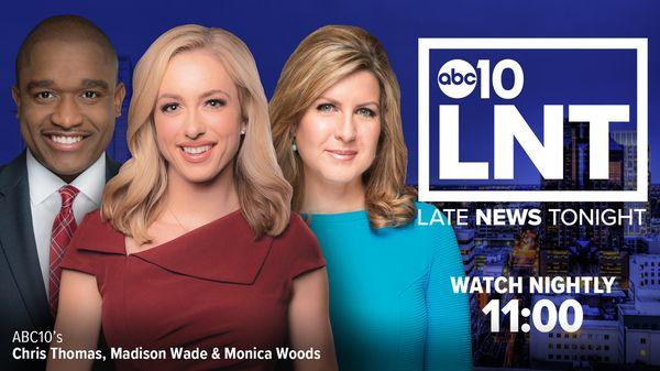 Watch Late New Tonight weekdays at 11 p.m.