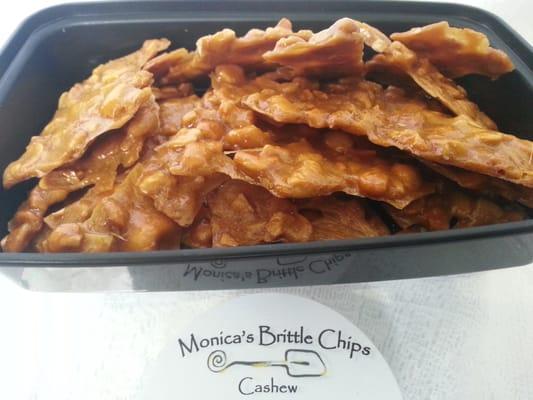 Cashew Brittle Chip our classic flavor for the butter lovers!