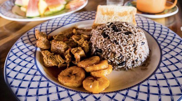 Costa Rican breakfast