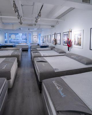 A photo of the inside of Craig's Beds Mattress Store .