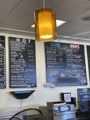 Menu board