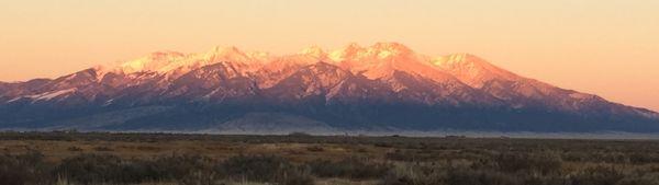 View of Blanca Peak From Base Camp