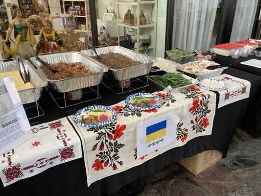 Ukraine food sampling