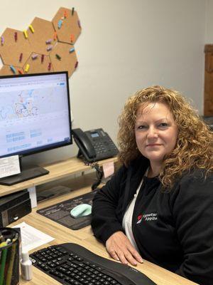 Meet the best dispatcher in area, Christi!