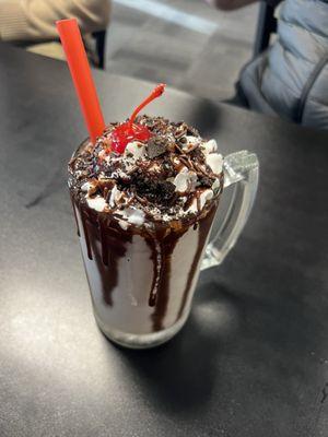 Over the top cookies and cream shake