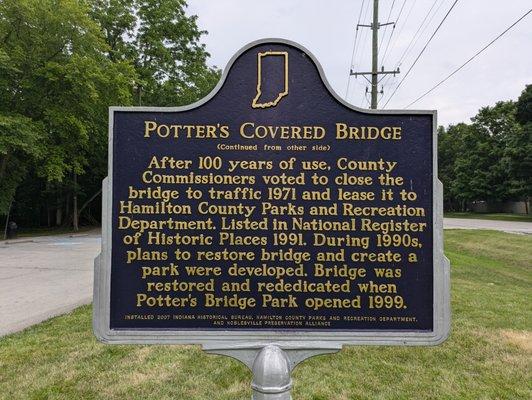 Potter's Bridge Park, Noblesville