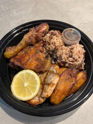 Jerk Chicken & Jerk Salmon Combo