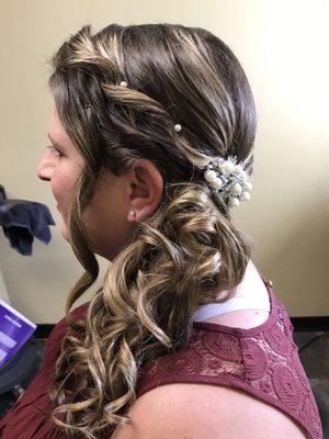 Bridal hair