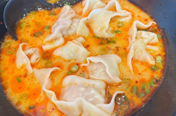 Spicy Shrimp Wonton Soup