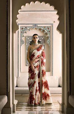 Sabyasachi floral saree