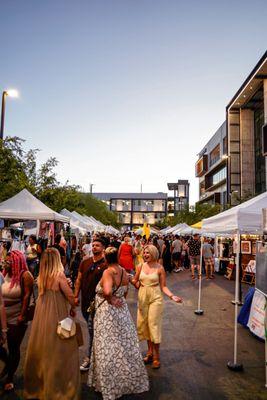 Market in the alley at UnCommons