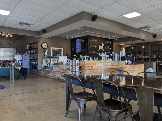 Inside Lucky Goat Coffee, Tallahassee