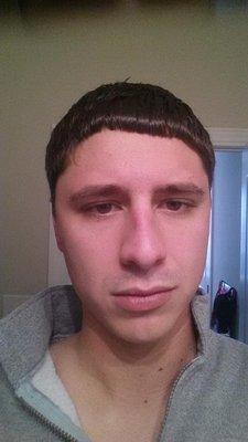 This is what I got at sports clips terrible haircut place