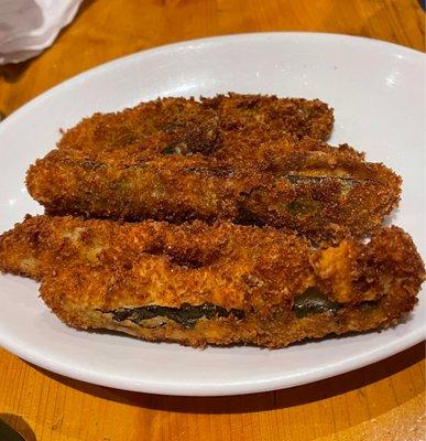 Deep fried pickles