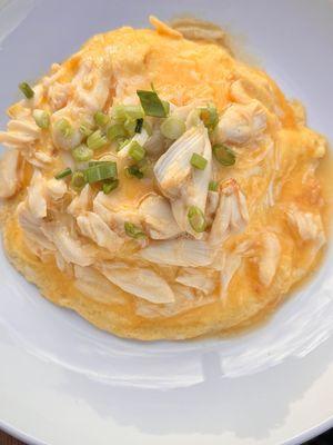 Crab omelette