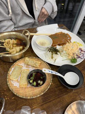 Tonkatsu, Oden, and Mandu