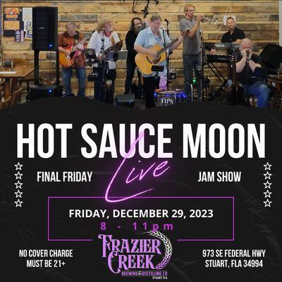 Live Music with Hot Sauce Moon December 29