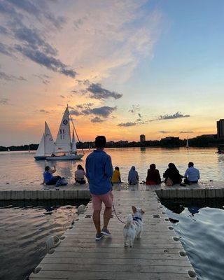 Popular spot for sunsets (late August)