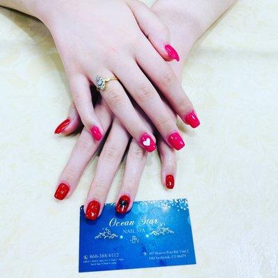 Powder Gel with Design